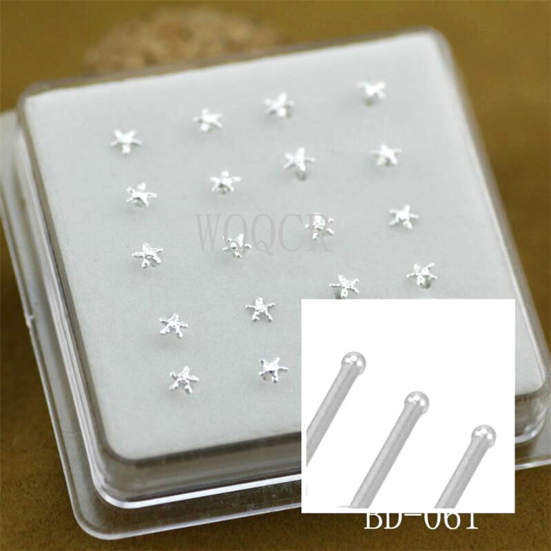 Body Jewelry Jewelry Box - 20pcs/box Frosted Surface Stars Shape of
