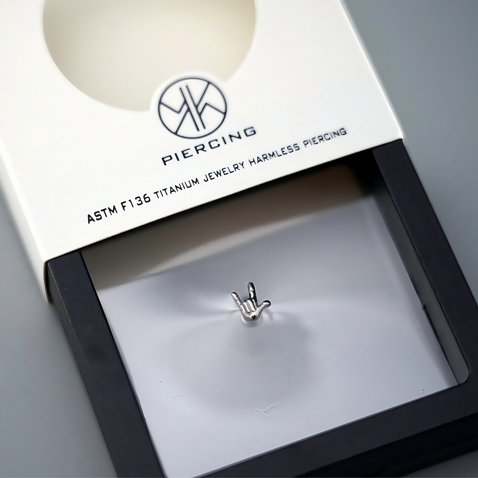 Body Jewelry Jewelry Box - Titanium Stud Earrings Internal Thread Finger