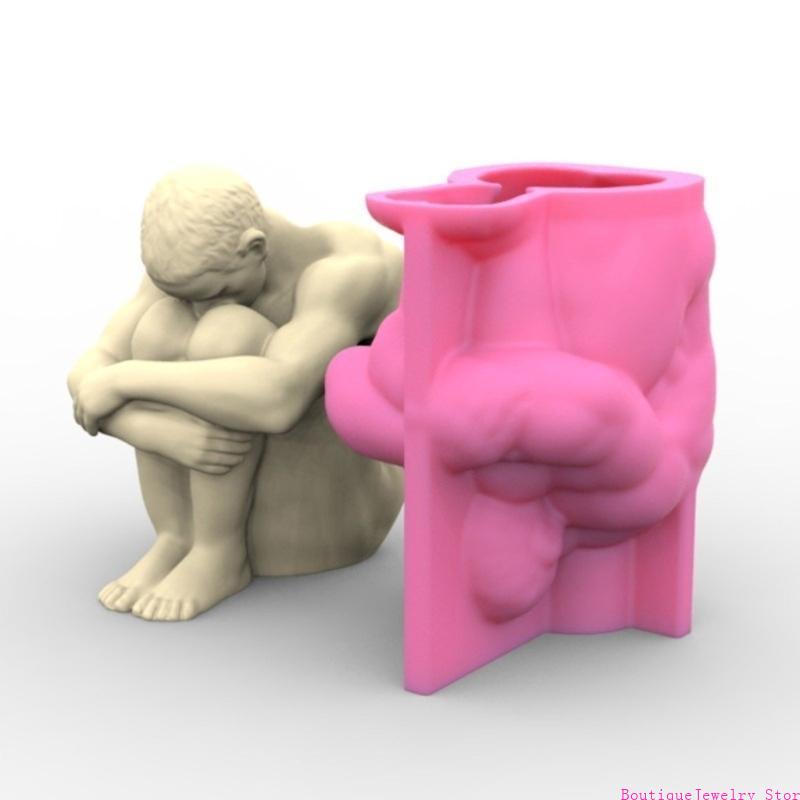 E1PE Candles Holder Resin Mold - Body Jewelry Jewelry Box ulasan dan harga