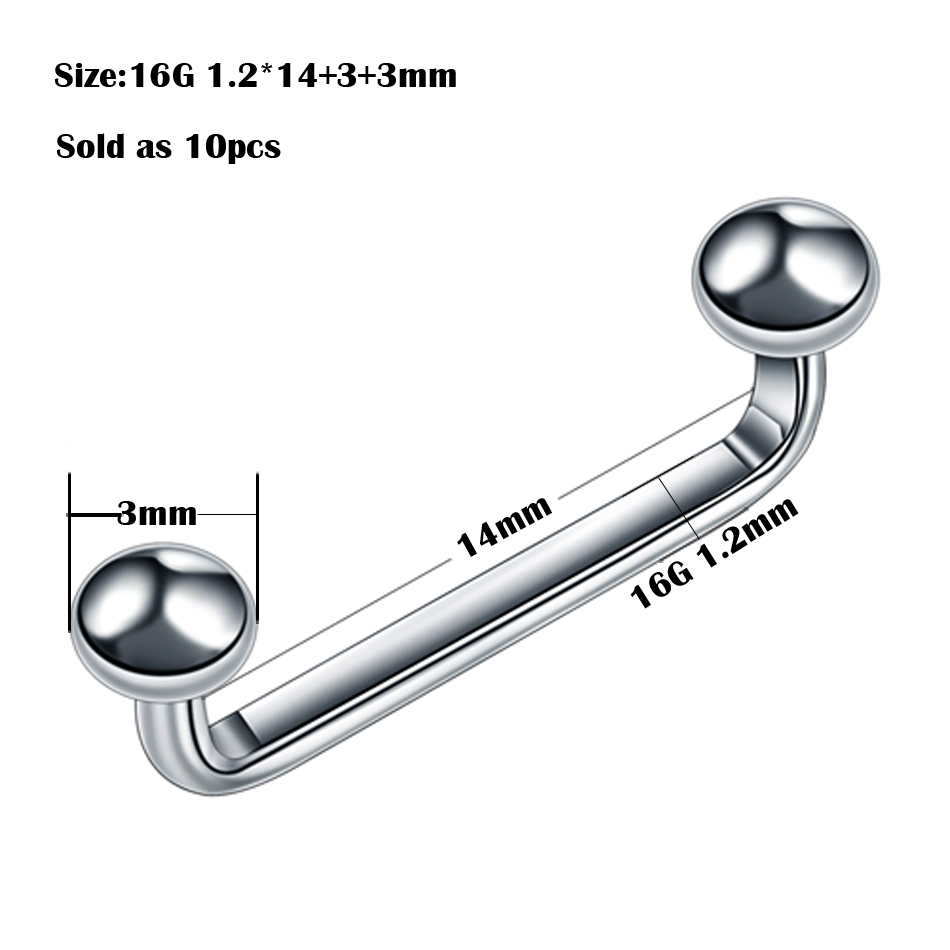 10pcs/lot G23 Titanium Surface - Body Jewelry Dermal ulasan dan harga
