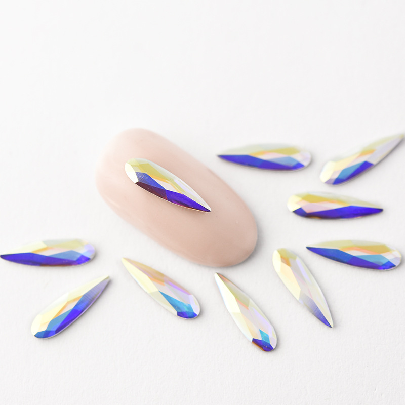2304 Raindrop Flat Back No Hot - Body Jewelry Flat Back ulasan dan harga