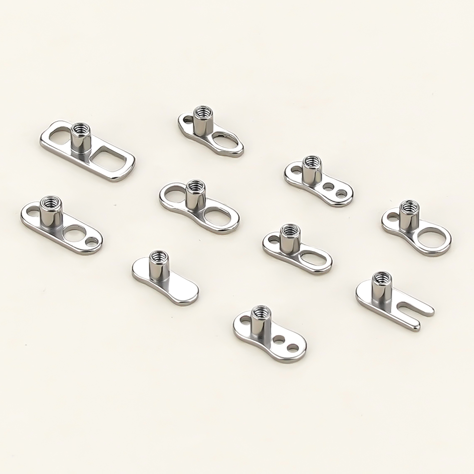 5Pcs/10Pcs /50Pcs Titanium Der - Body Jewelry Dermal ulasan dan harga