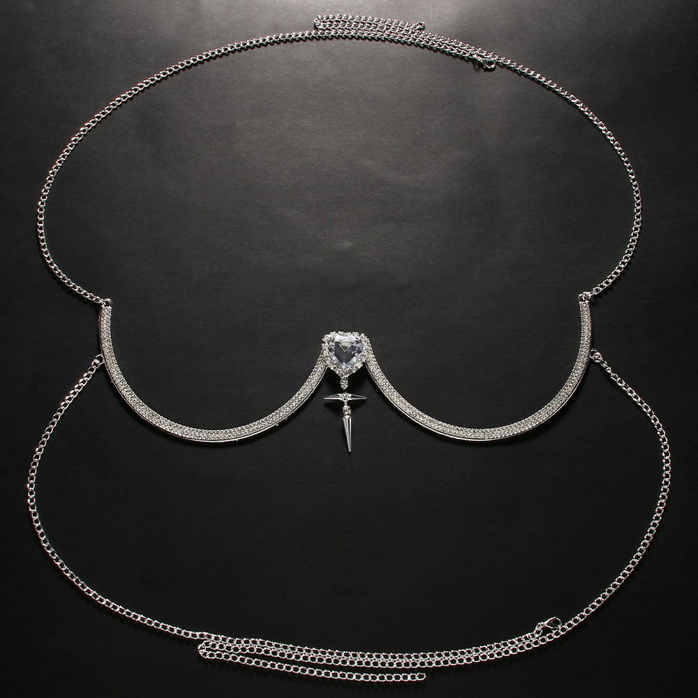Heart Chest Harness for Women  - Body Jewelry Jewelry Box ulasan dan harga