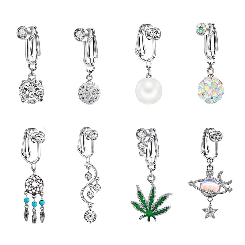 Hot Sale Fake Belly Ring Non P - Body Jewelry On Sale ulasan dan harga