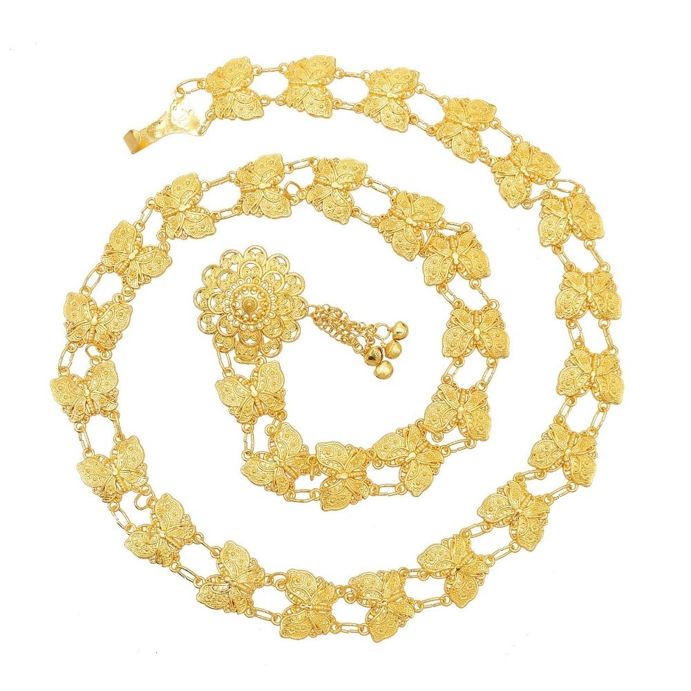 Vintage Ethnic Hollow Waist Ch - Body Jewelry Indian ulasan dan harga
